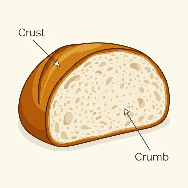 Infographic comparing room temperature, refrigerator, and freezer bread storage methods